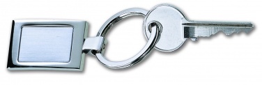 Logo trade promotional merchandise photo of: Metal key ring Turku