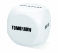 Anti-stress decision dice, White