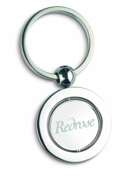 Logotrade corporate gift picture of: Globe metal key ring  WORLD