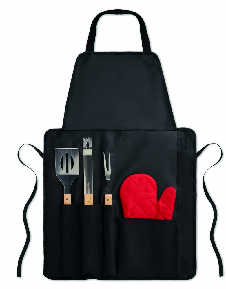 Logo trade promotional products picture of: BBQ apron with BBQ tools