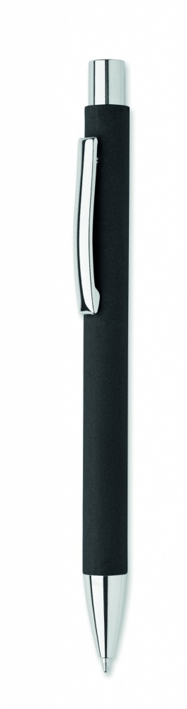 Logo trade promotional item photo of: Recycled paper push ball pen