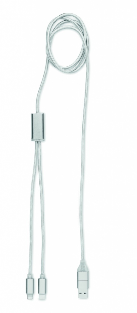 Logo trade promotional items picture of: 2 in 1 long charging cable