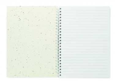 Logotrade promotional items photo of: A5 seed paper cover notebook