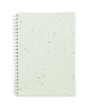 Logo trade promotional merchandise image of: A5 seed paper cover notebook