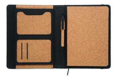 Logo trade promotional merchandise photo of: A5 portfolio in cork