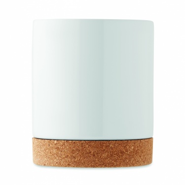 Logotrade advertising product picture of: Ceramic cork mug 280 ml
