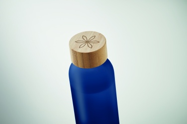 Logo trade business gifts image of: Frosted glass bottle 500ml