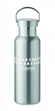 Logotrade promotional merchandise photo of: Double wall bottle 500 ml
