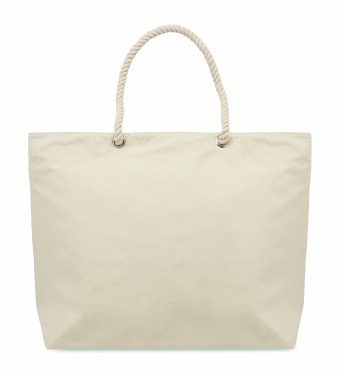Logo trade corporate gifts image of: Beach cooler bag in cotton