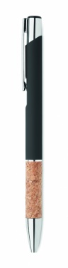 Logotrade promotional product picture of: Ballpoint pen made of aluminum with a cork grip