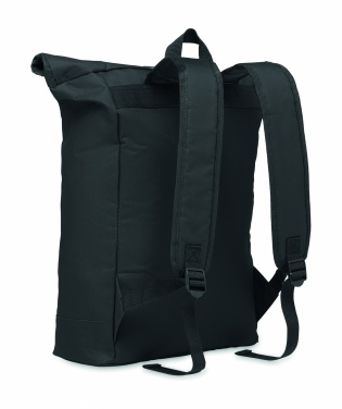 Logo trade advertising products picture of: 600Dpolyester rolltop backpack