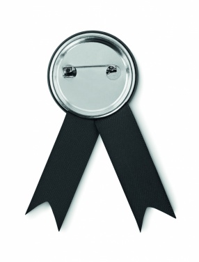 Logo trade corporate gifts image of: Ribbon style badge pin