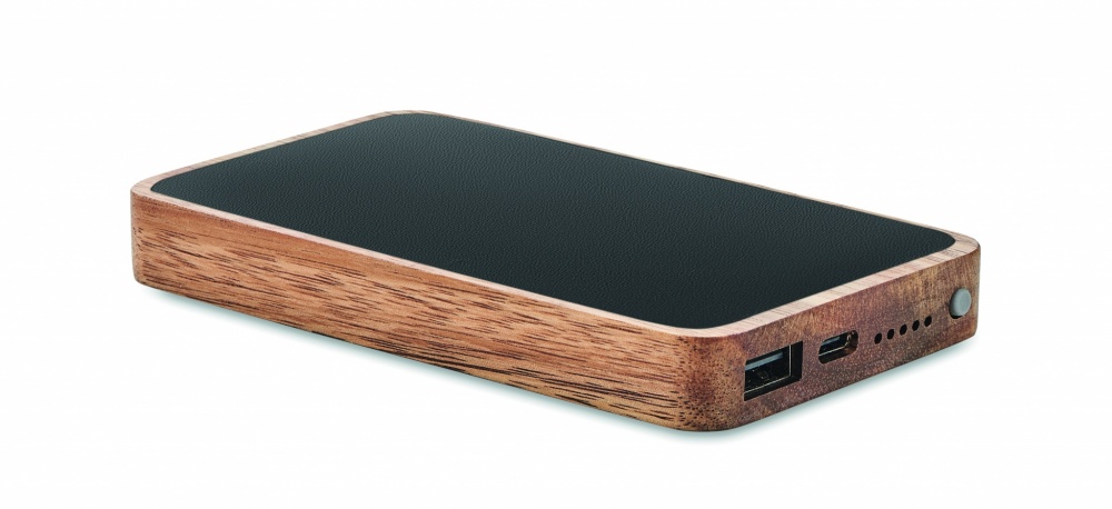 Logo trade promotional merchandise photo of: Wireless 4000 mAh Power bank