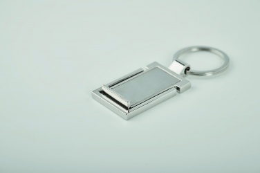 Logo trade promotional gifts image of: Metal key ring phone stand Seinajoki
