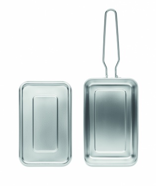 Logo trade advertising product photo of: Stainless steel lunch box