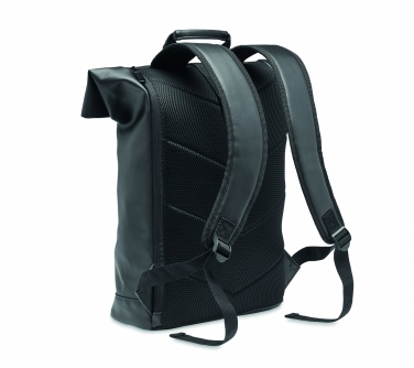 Logotrade corporate gift picture of: Laptop PU Rolltop backpack