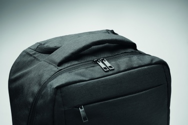 Logotrade promotional giveaway image of: A portable backpack trolley with wheels, made of 600D RPET polyester