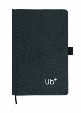 Logo trade promotional giveaways image of: A5 notebook PU front pocket