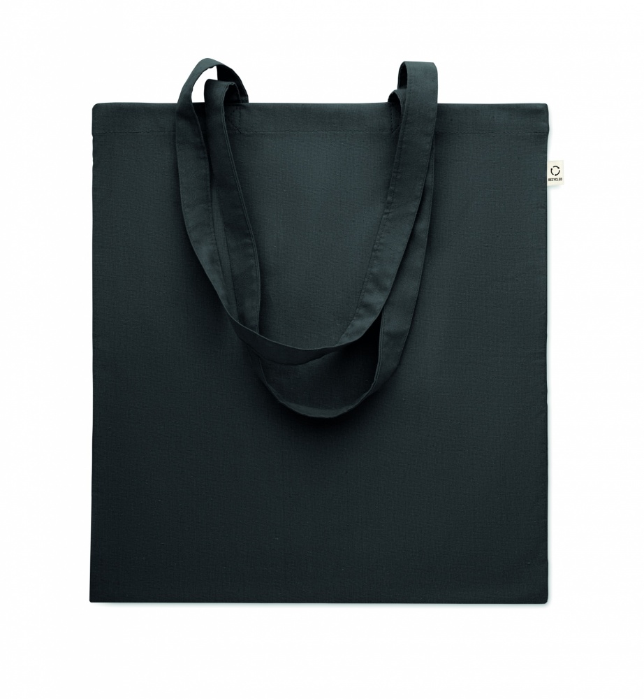Logo trade promotional giveaways image of: Recycled cotton shopping bag