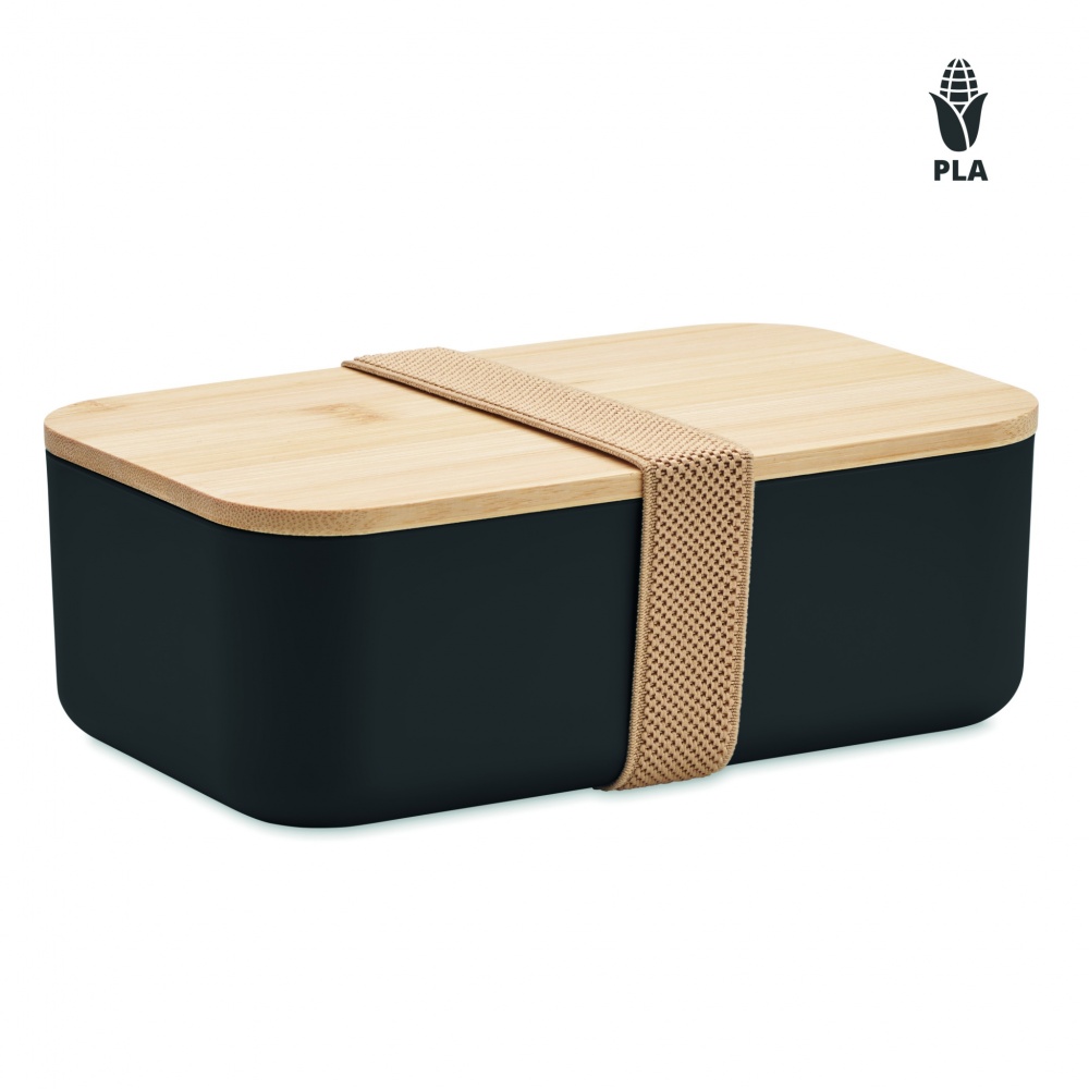 Logo trade promotional merchandise image of: PLA corn lunch box 1000ml