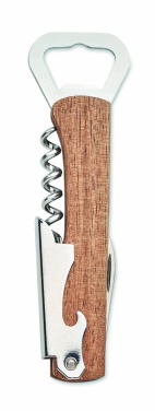Logotrade corporate gifts photo of: 3 in 1 bamboo bottle opener WOOL