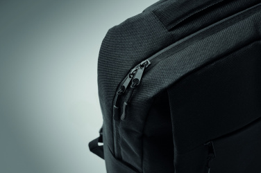 Logo trade advertising products picture of: Slim 15 inch laptop backpack made of 600D RPET polyester with a 210D lining and customizable printing