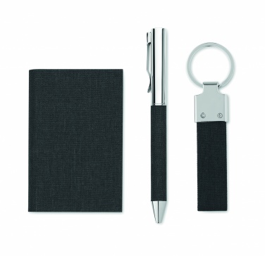 Logotrade promotional merchandise image of: 3-piece gift set in a gift box with customizable printing
