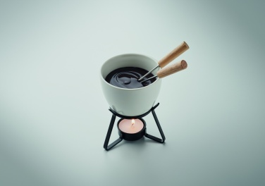 Logo trade promotional items picture of: Ceramic fondue set 240 ml