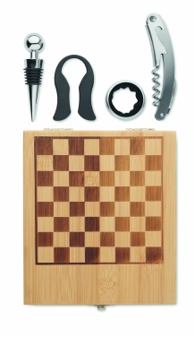 Logotrade corporate gift image of: Chess board wine set