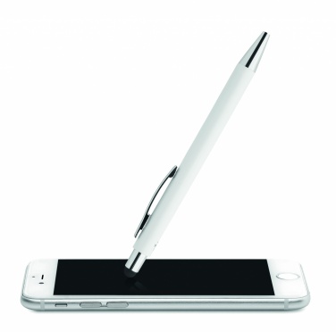 Logo trade corporate gifts image of: Antibacterial stylus ballpen