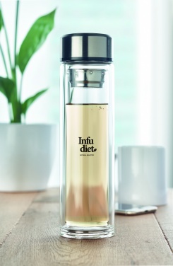 Logotrade promotional product image of: Bottle with touch thermometer