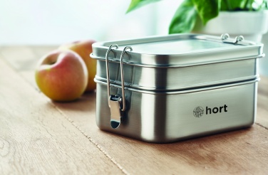 Logo trade advertising products picture of: Stainless steel lunch box