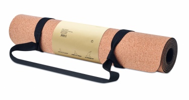 Logo trade promotional giveaways image of: Cork yoga mat