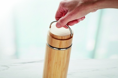 Logo trade promotional giveaways image of: Double wall flask 400 ml TAMPERE