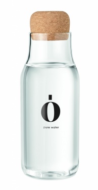 Logo trade promotional item photo of: Glass bottle cork lid 600 ml