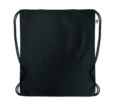 Logo trade corporate gifts picture of: Organic cotton drawstring bag