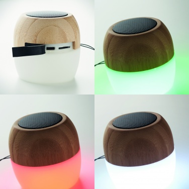 Logotrade promotional giveaways photo of: 5.0 wireless bamboo speaker