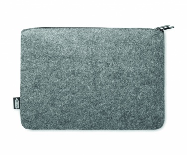 Logotrade promotional gift image of: RPET felt zipped laptop bag