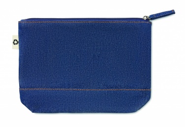 Logo trade promotional products picture of: Recycled denim cosmetic pouch