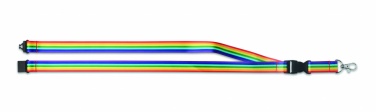 Logotrade promotional merchandise image of: Rainbow RPET lanyard