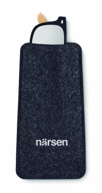 Logotrade promotional product picture of: RPET felt glasses case
