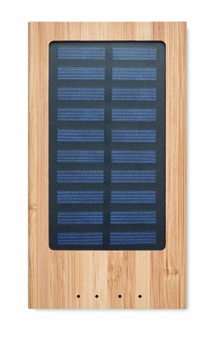 Logo trade promotional products picture of: Solar power bank 4000 mAh ARENA SOLAR