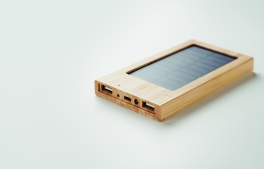 Logo trade promotional giveaway photo of: Solar power bank 4000 mAh ARENA SOLAR