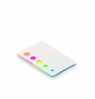 Logo trade corporate gifts picture of: Seed paper page markers pad