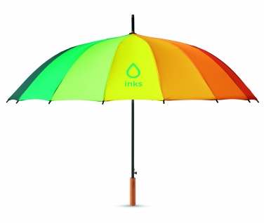 Logotrade advertising product image of: 27 inch rainbow umbrella