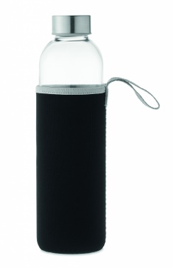 Logo trade business gift photo of: Glass bottle in pouch 750ml