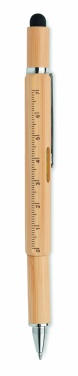 Logotrade advertising product image of: Spirit level pen in bamboo