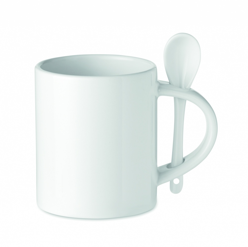 Logo trade promotional products image of: Ceramic sublimation mug 300 ml
