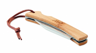 Logotrade promotional gifts photo of: Foldable knife in bamboo