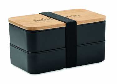 Logo trade advertising product photo of: Lunch box in PP and bamboo lid
